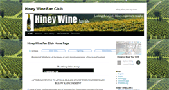 Desktop Screenshot of hineywinery.com