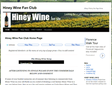 Tablet Screenshot of hineywinery.com